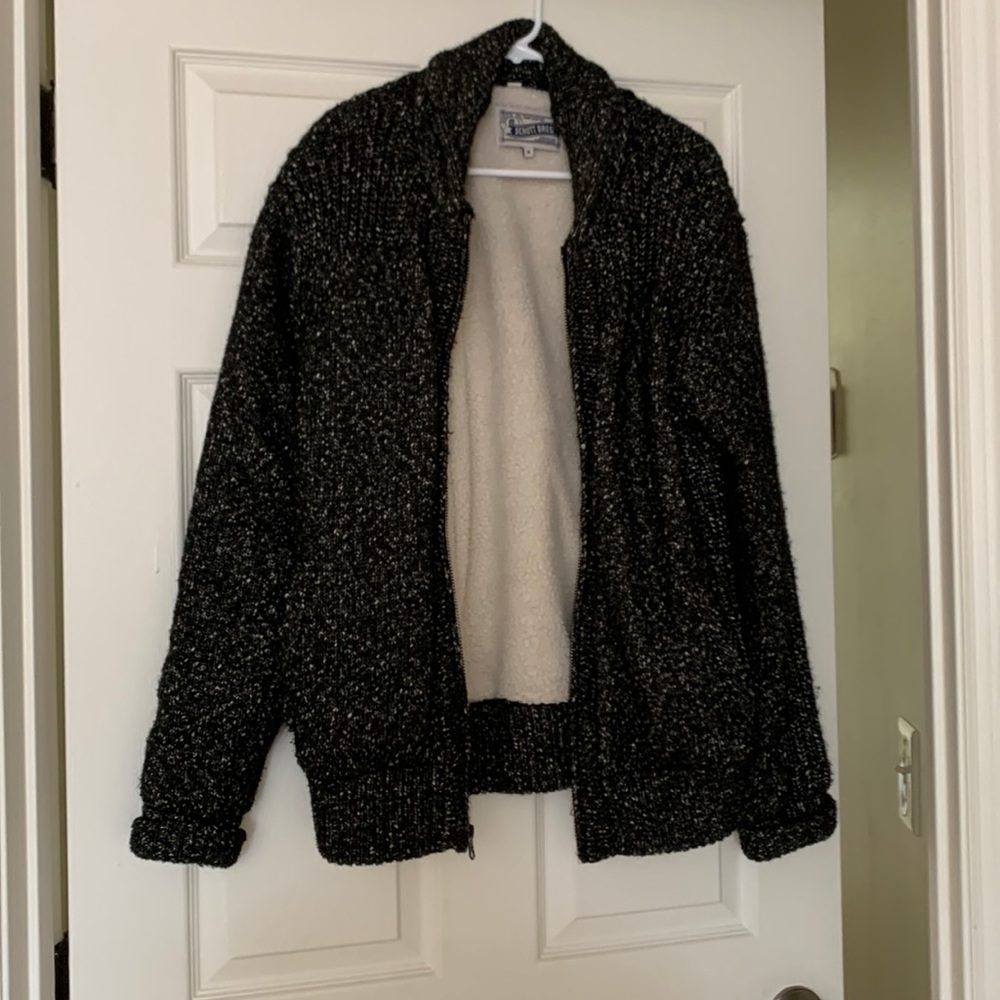 Schott Bros. lined zipper sweater.  EUC.